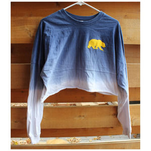 Berkeley Golden Bears Cropped Gradient Sweatshirt- Venley